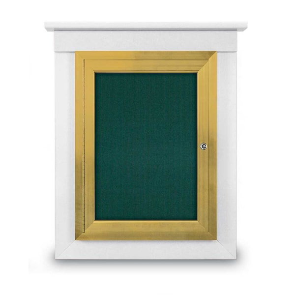 Sliding Glass Enclosed Letterboard, 72"x3
